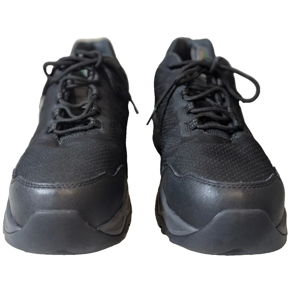 Hytest Powerhaul Low K21720 Men's 13M Black Safety Toe Work Shoes Slip Resistant